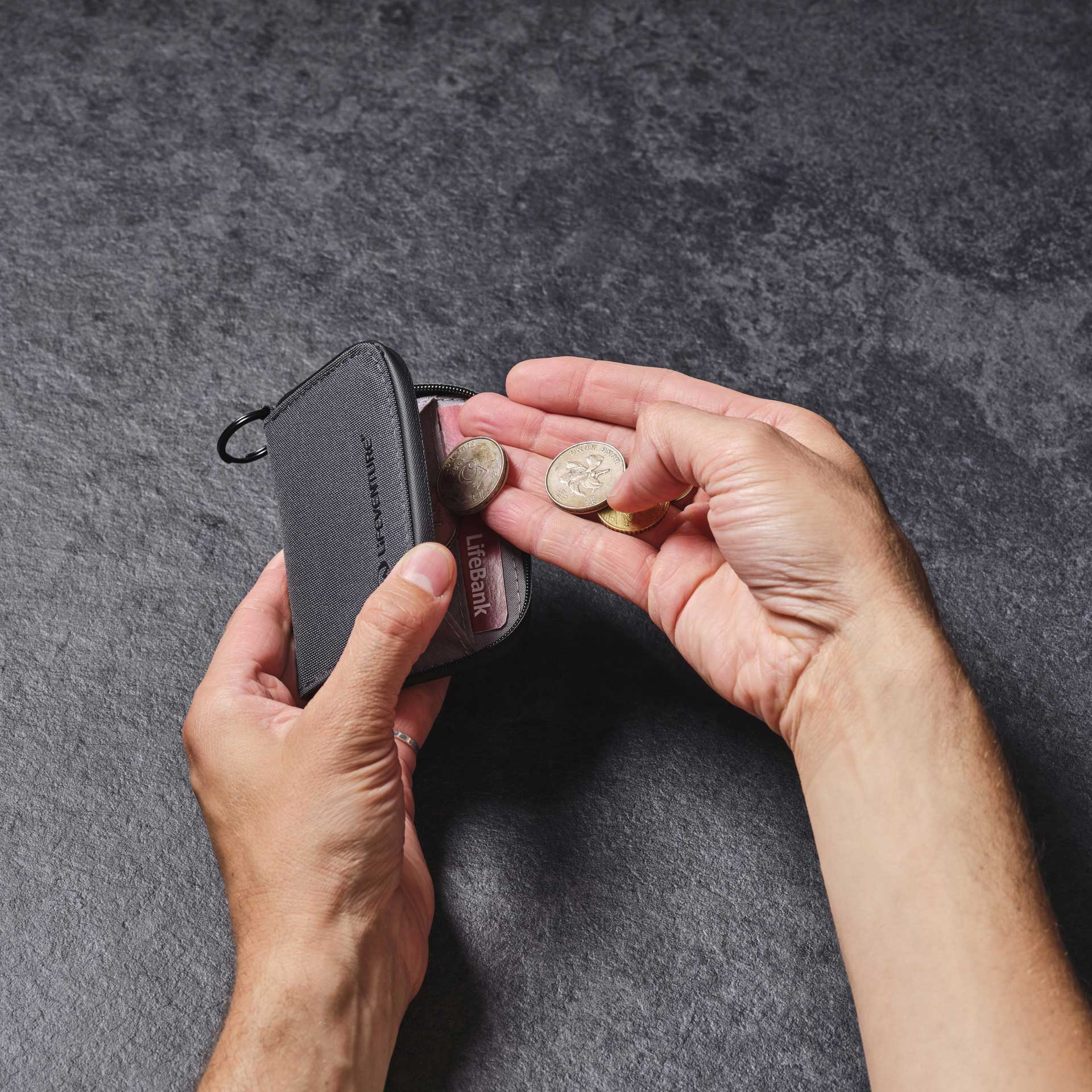 RFiD Coin Wallet (Grey)