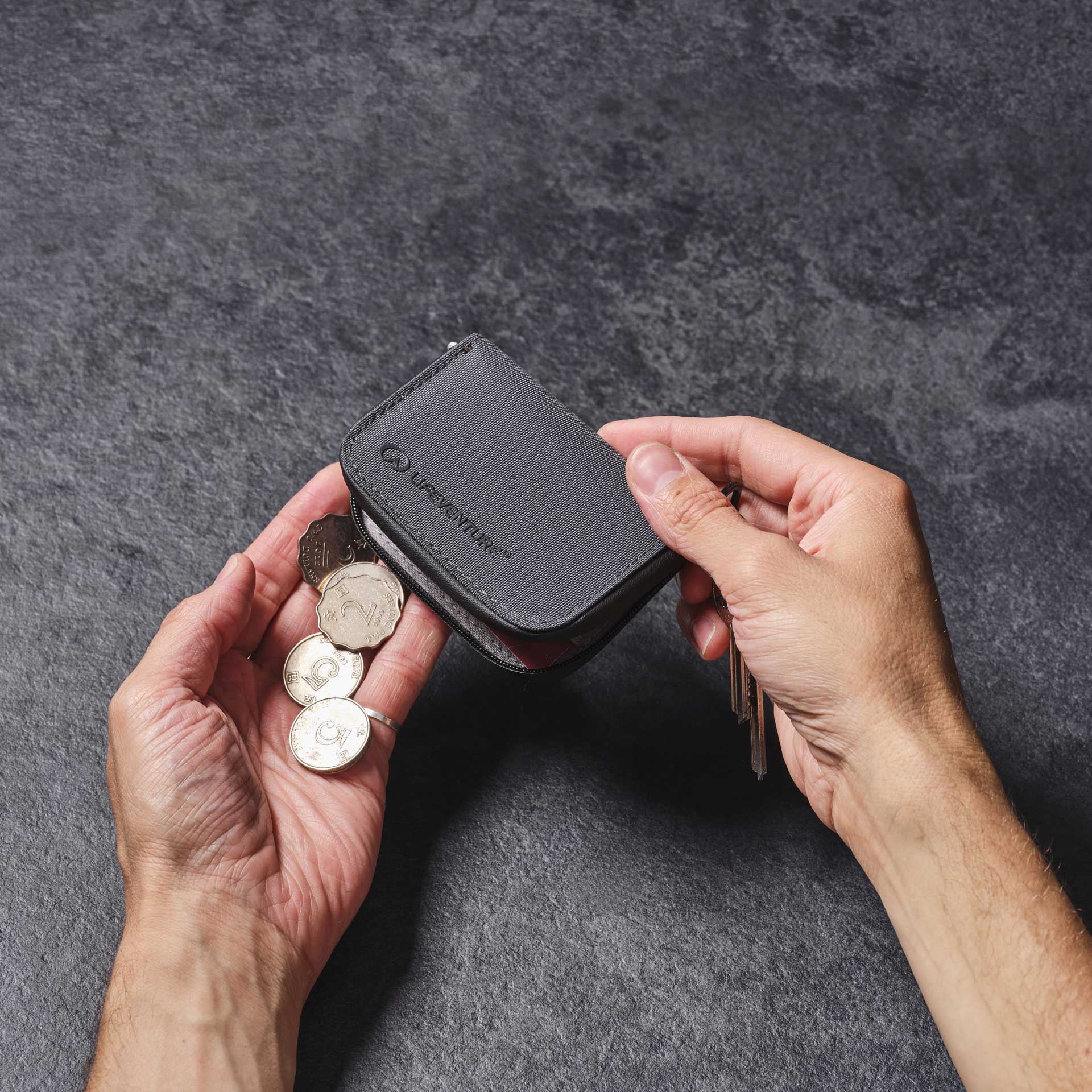 RFiD Coin Wallet (Grey)