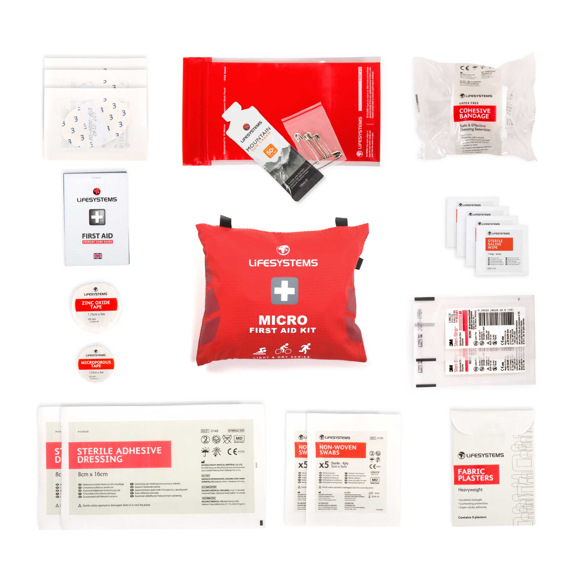 Light & Dry Micro First Aid Kit (UK Kit)