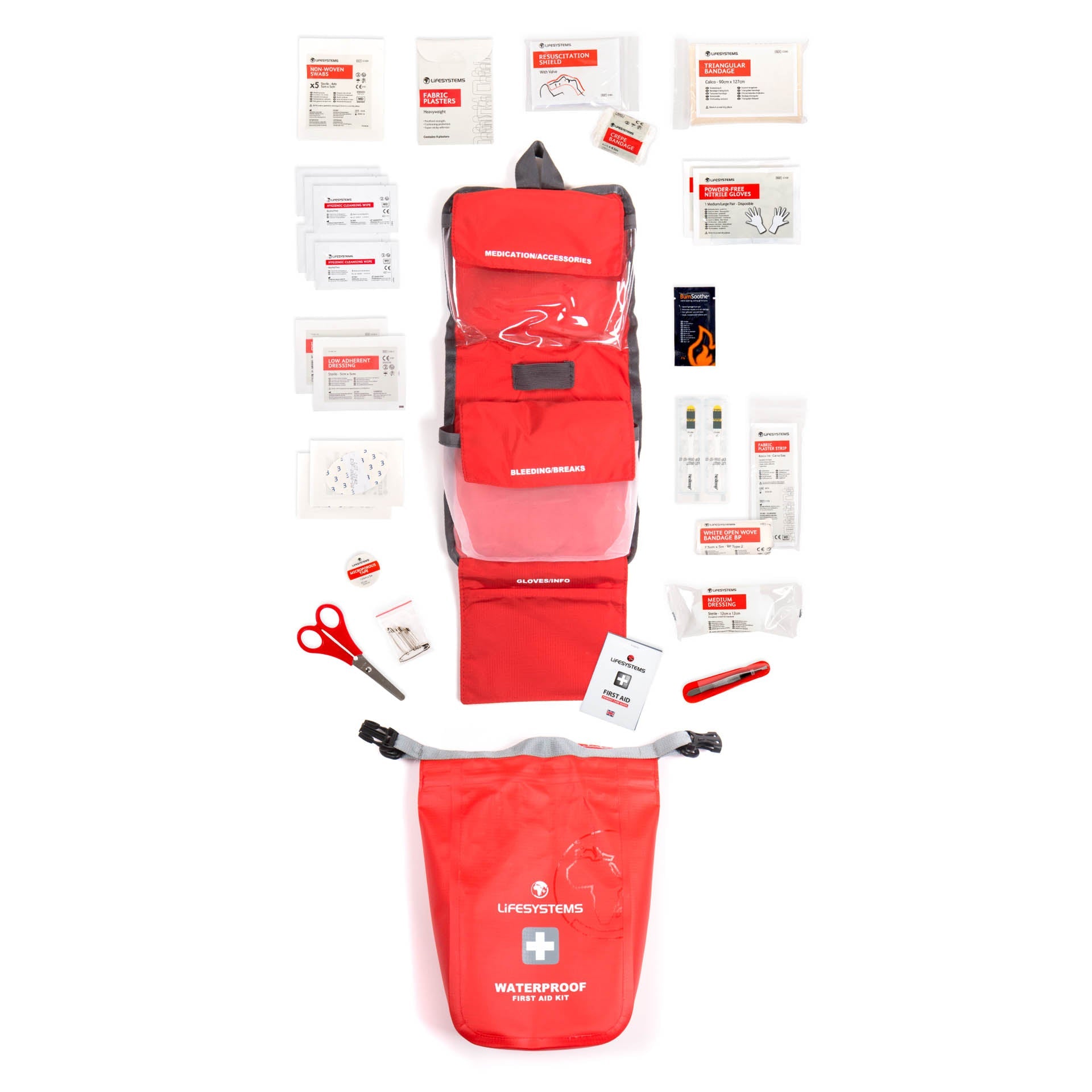 Waterproof First Aid Kit (UK Kit)