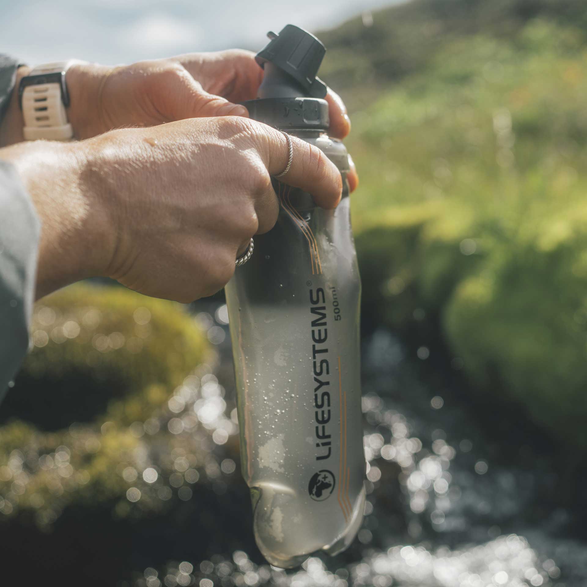 Water Filter Purifier Soft Flask - variant[500ml]