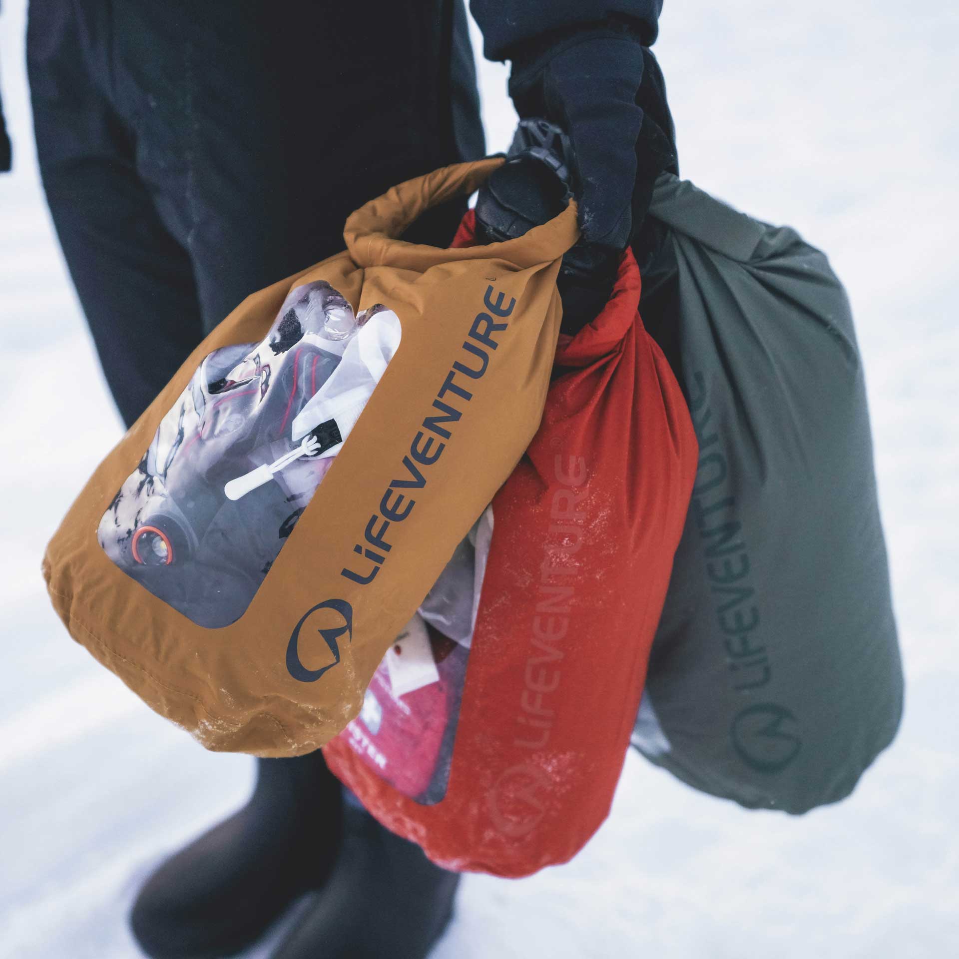 Stormlight Dry Bag - variant[Yellow/Rust/Olive,5L 10L 25L TPU Window Multipack]