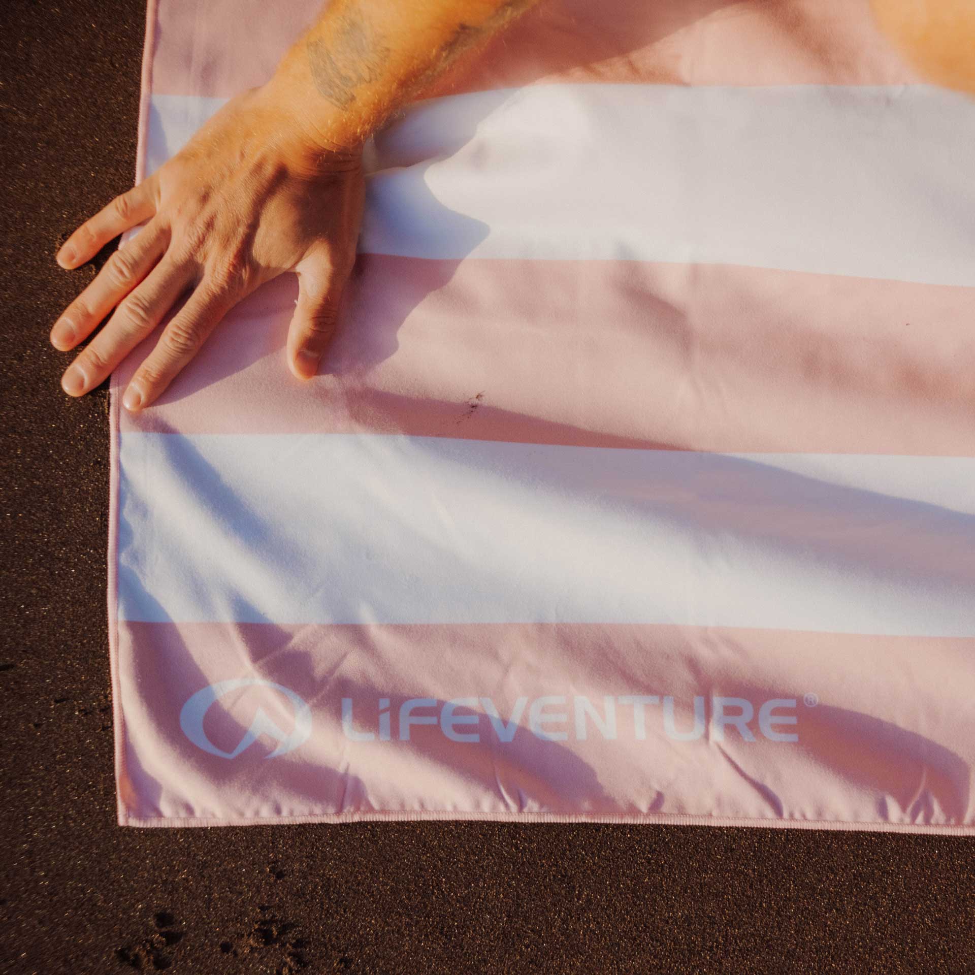 SoftFibre Recycled Towels - variant[Pink Stripe]