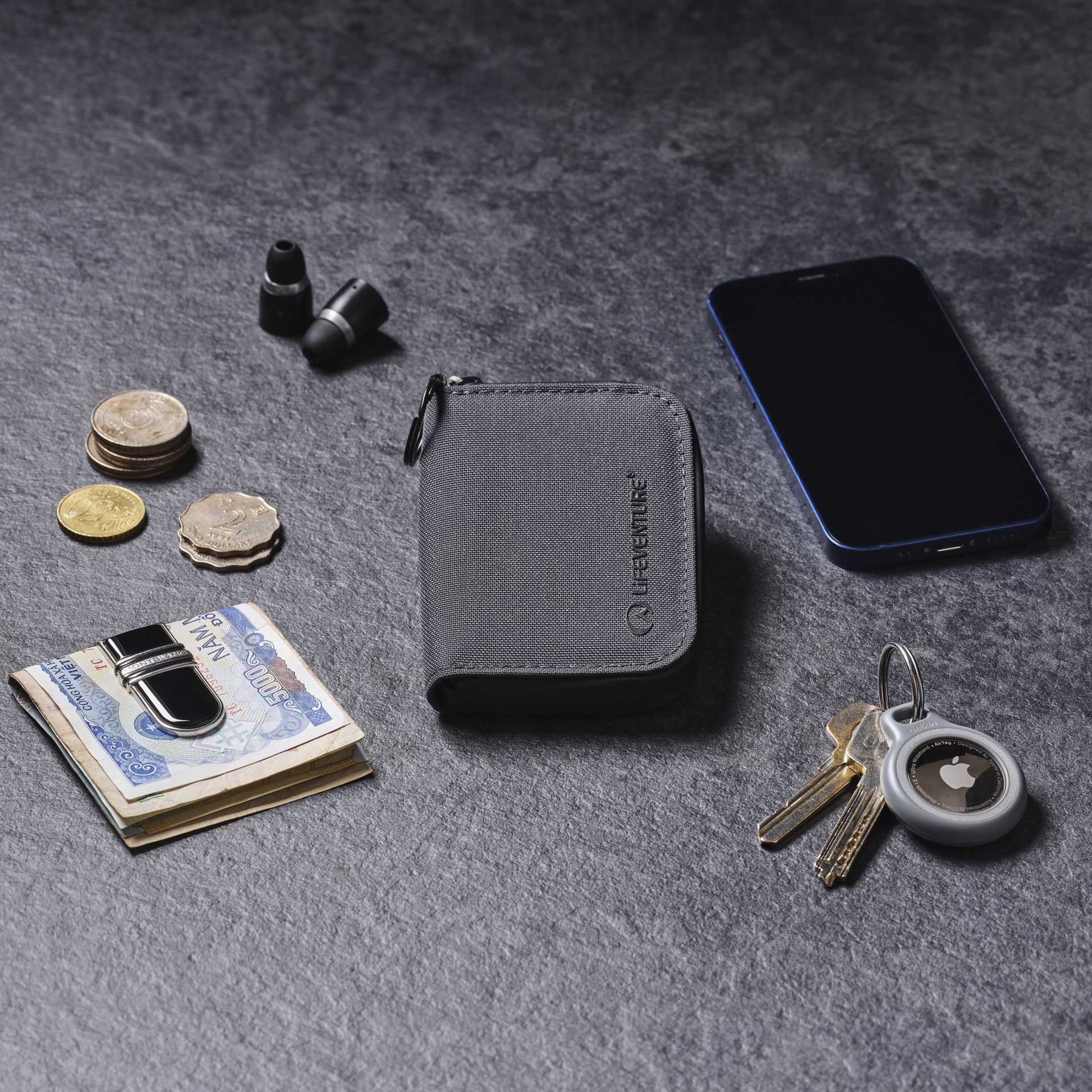 RFiD Coin Wallet (Grey)