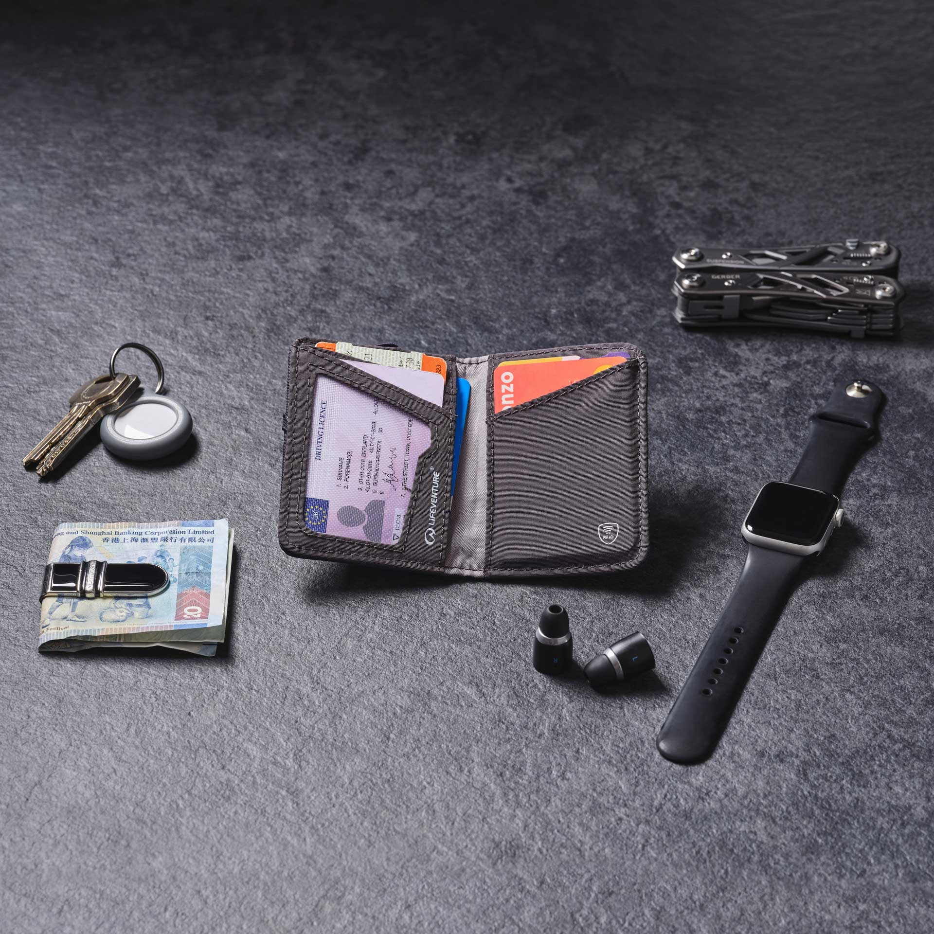 RFiD Card Wallet - variant[Navy]