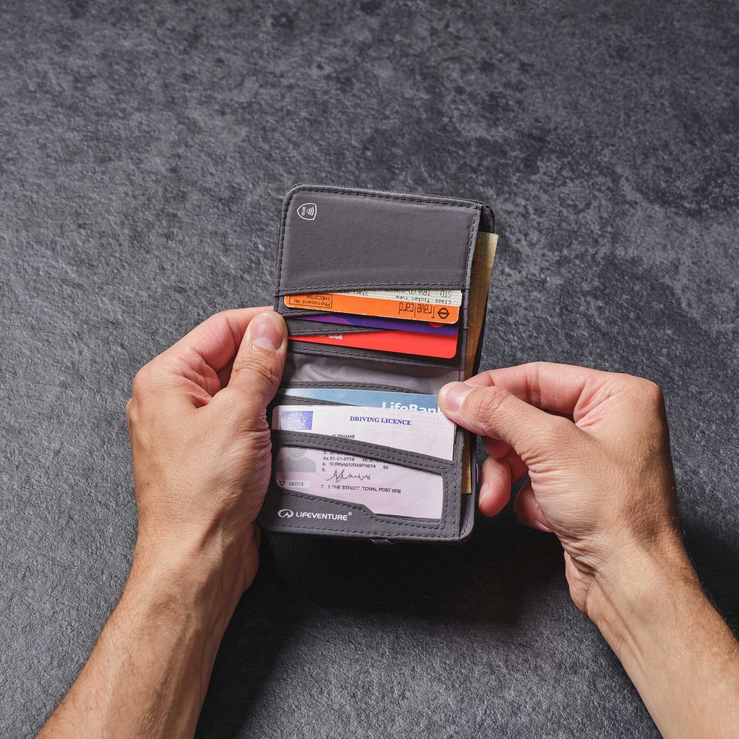 Compact Wallet | Compact RFiD Wallet | Lifeventure