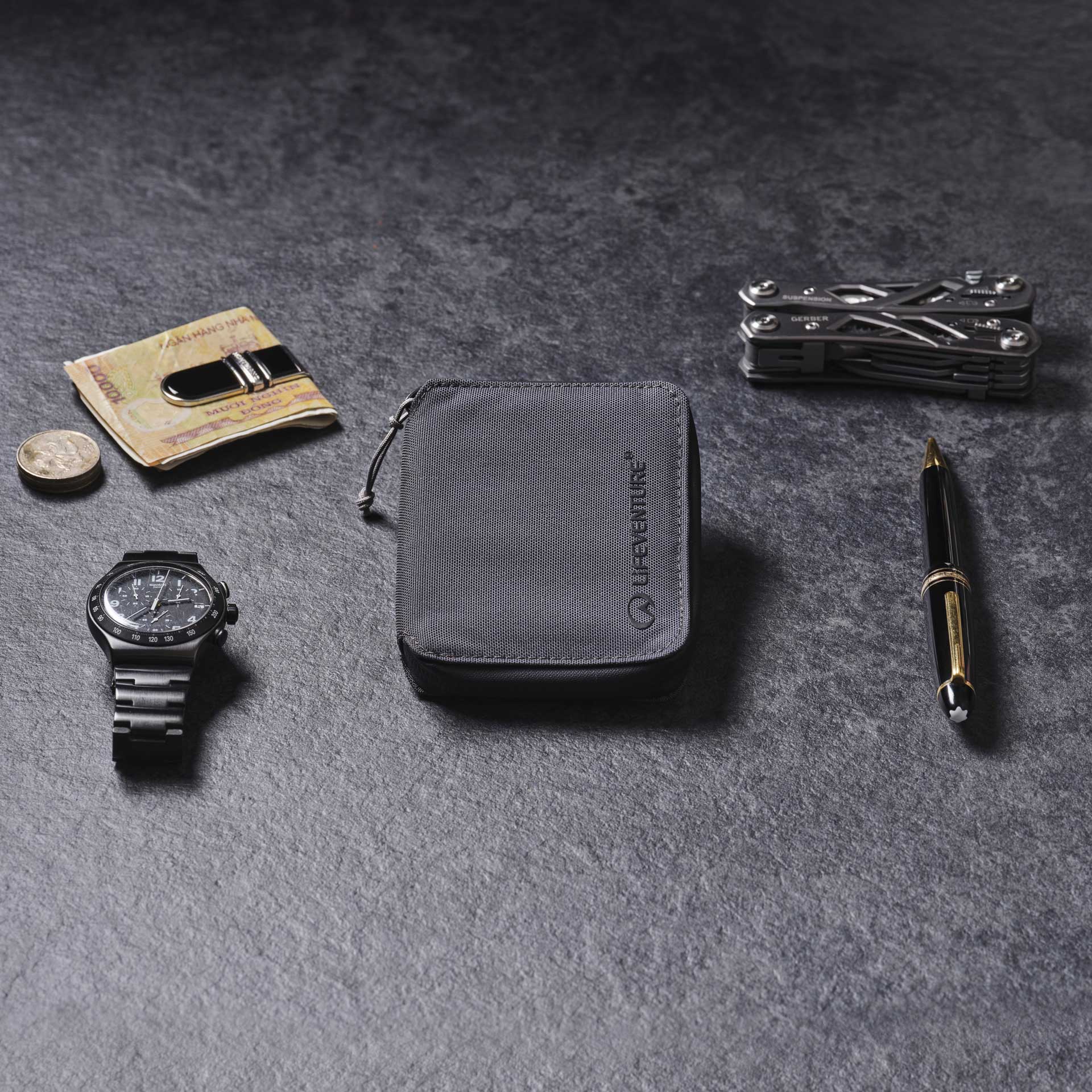 RFiD Bi-Fold Wallet - variant[Grey]