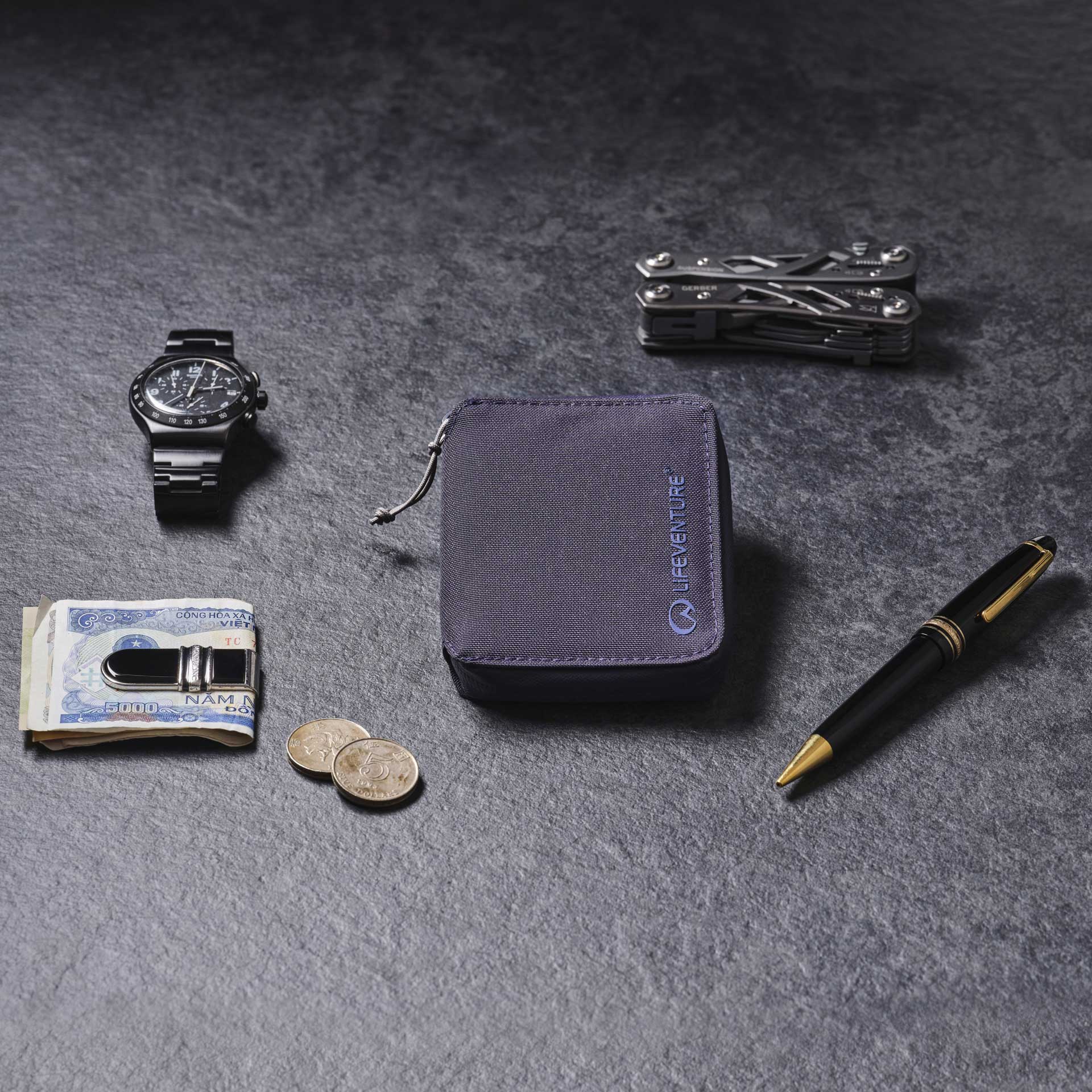 RFiD Bi-Fold Wallet - variant[Navy]