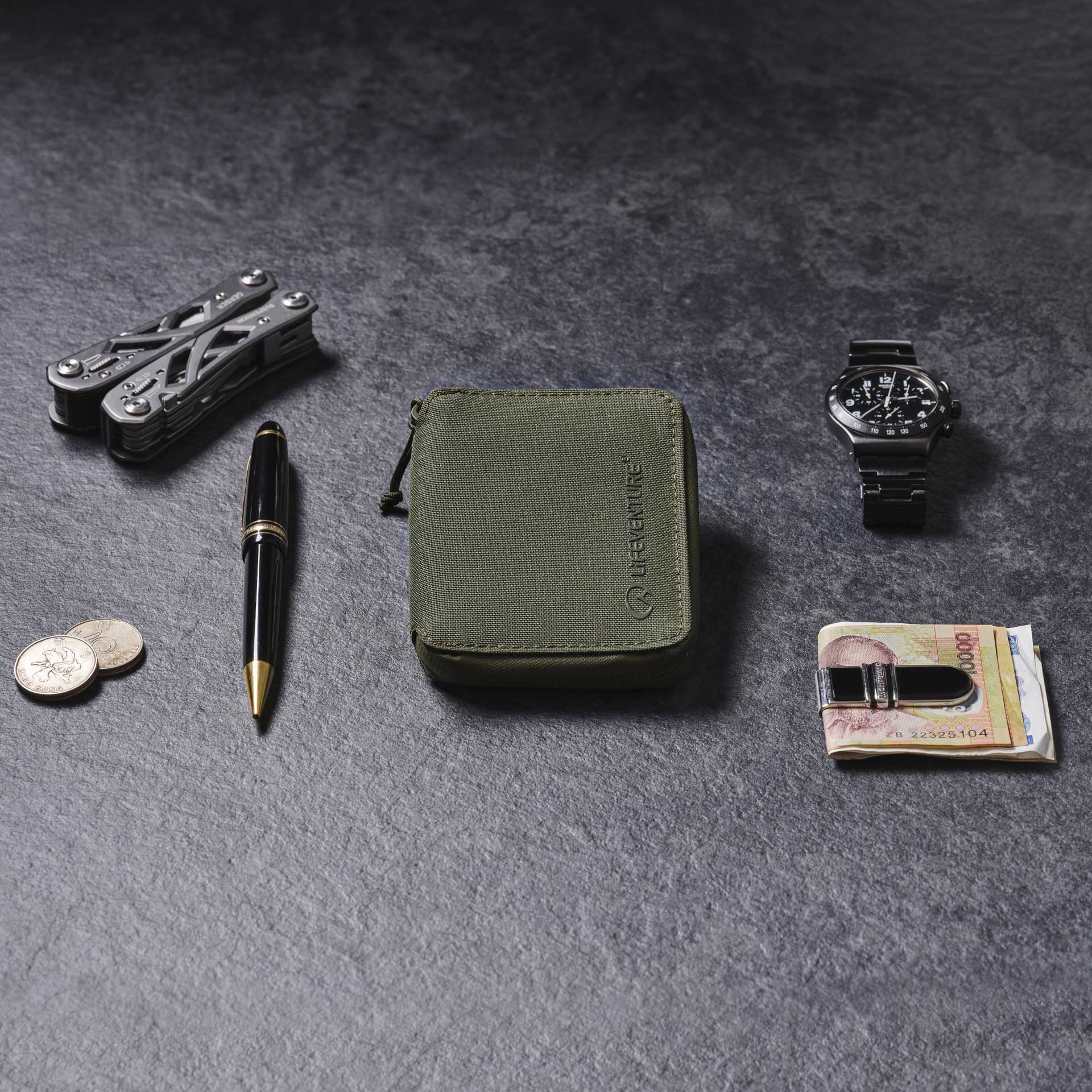 RFiD Bi-Fold Wallet - variant[Olive]