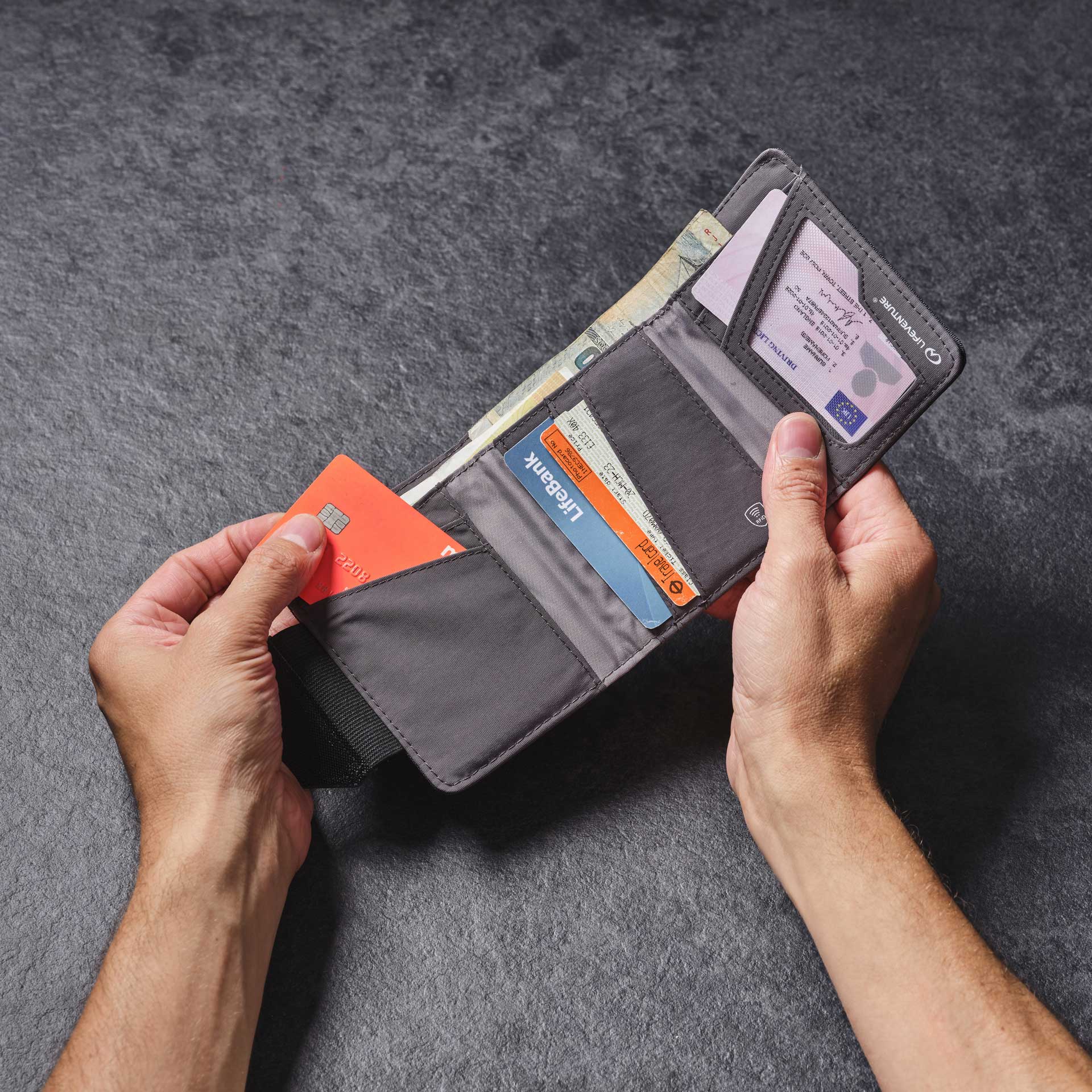 RFiD Wallet - variant[Grey]