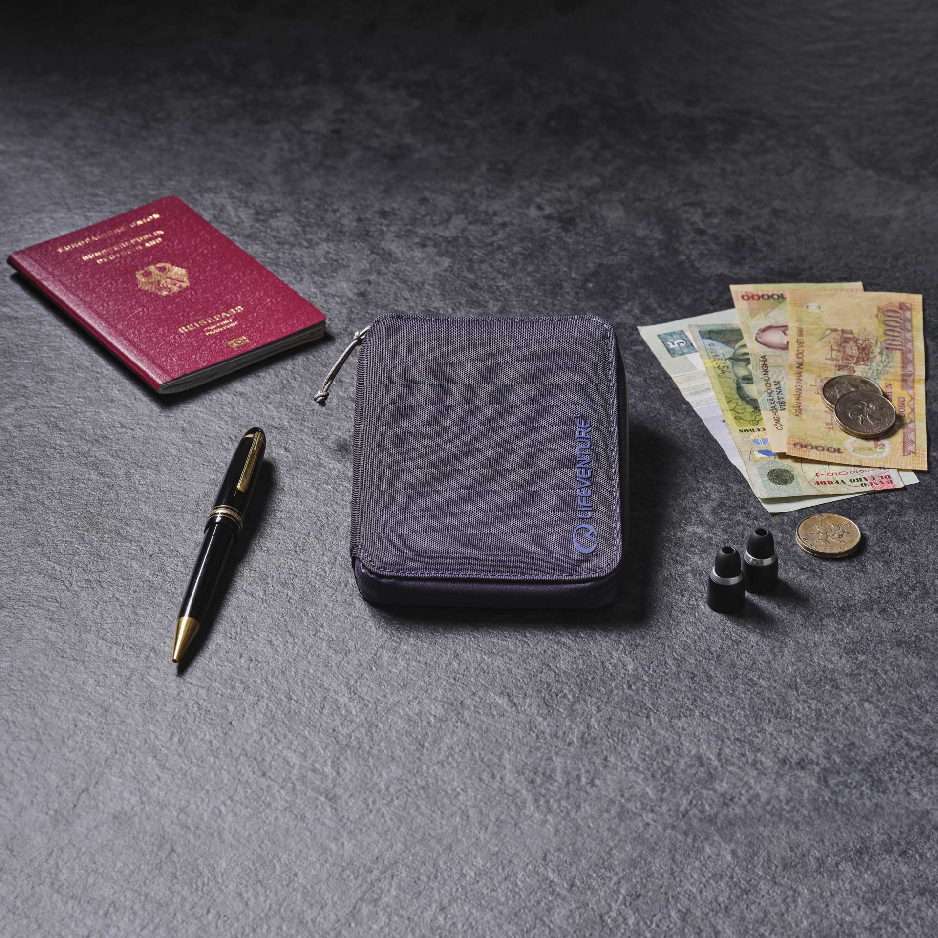 RFiD Travel Wallet - Mini - variant[Navy]