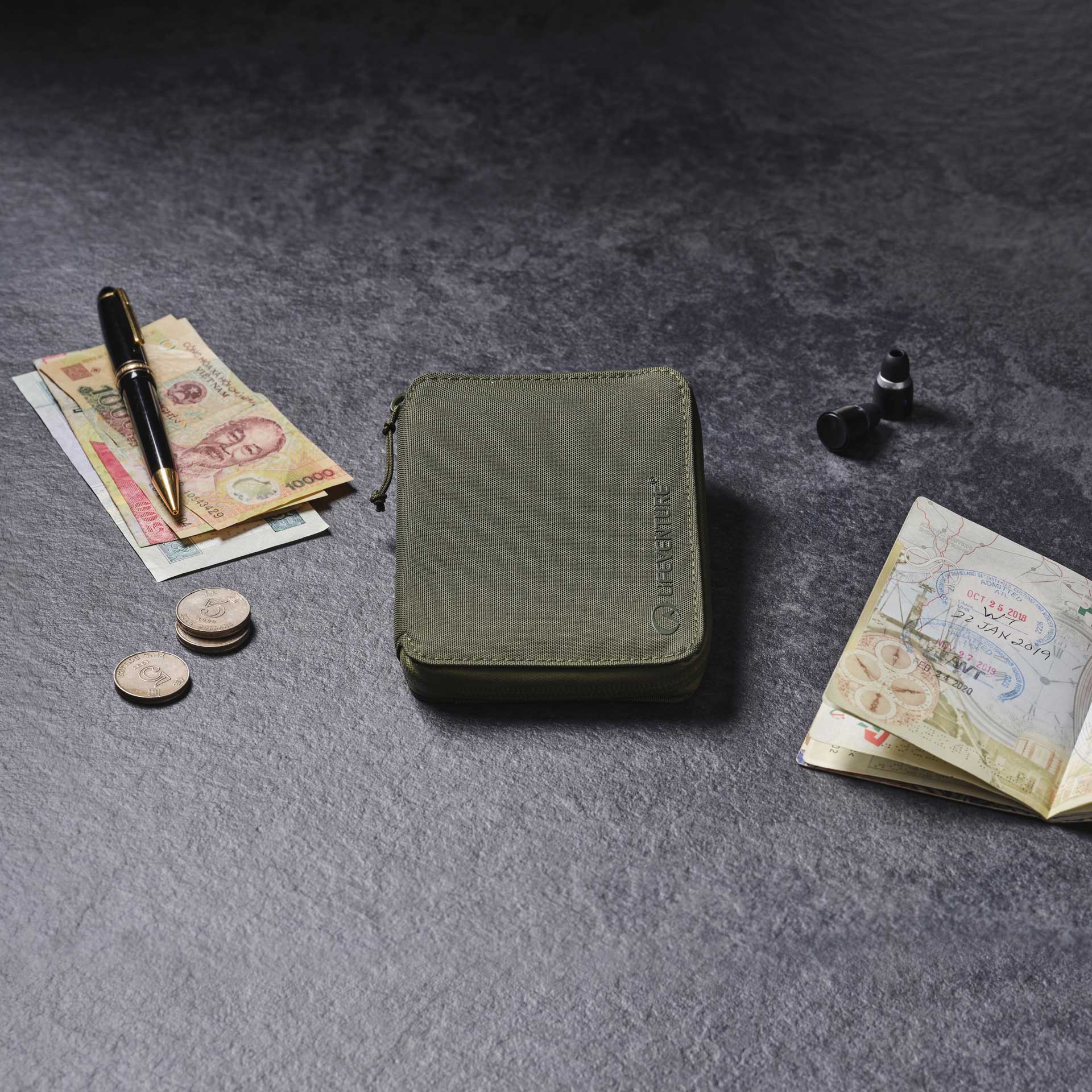 RFiD Travel Wallet - Mini - variant[Olive]