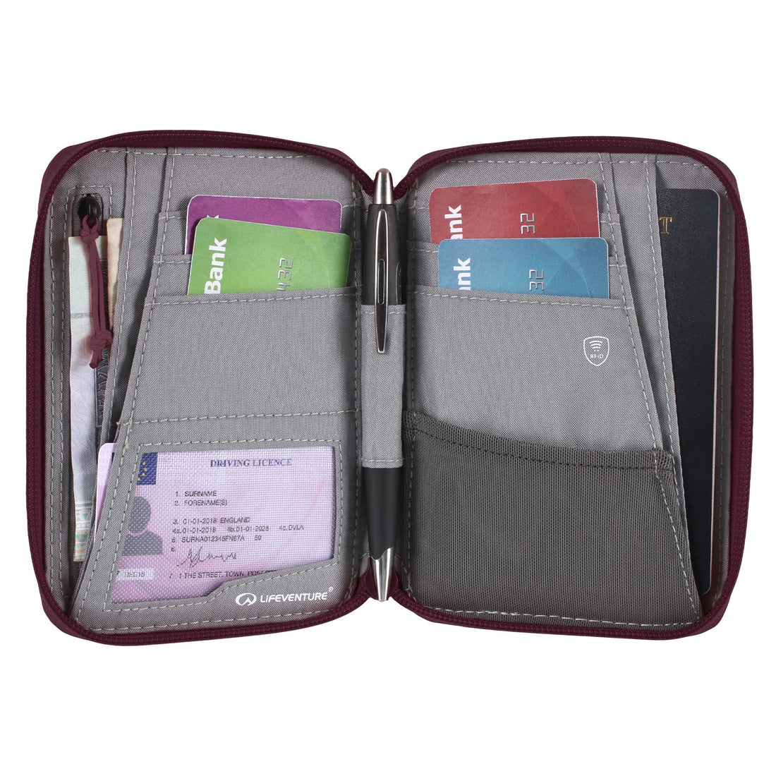 Mini Travel Wallet | RFiD Travel Wallet | Lifeventure