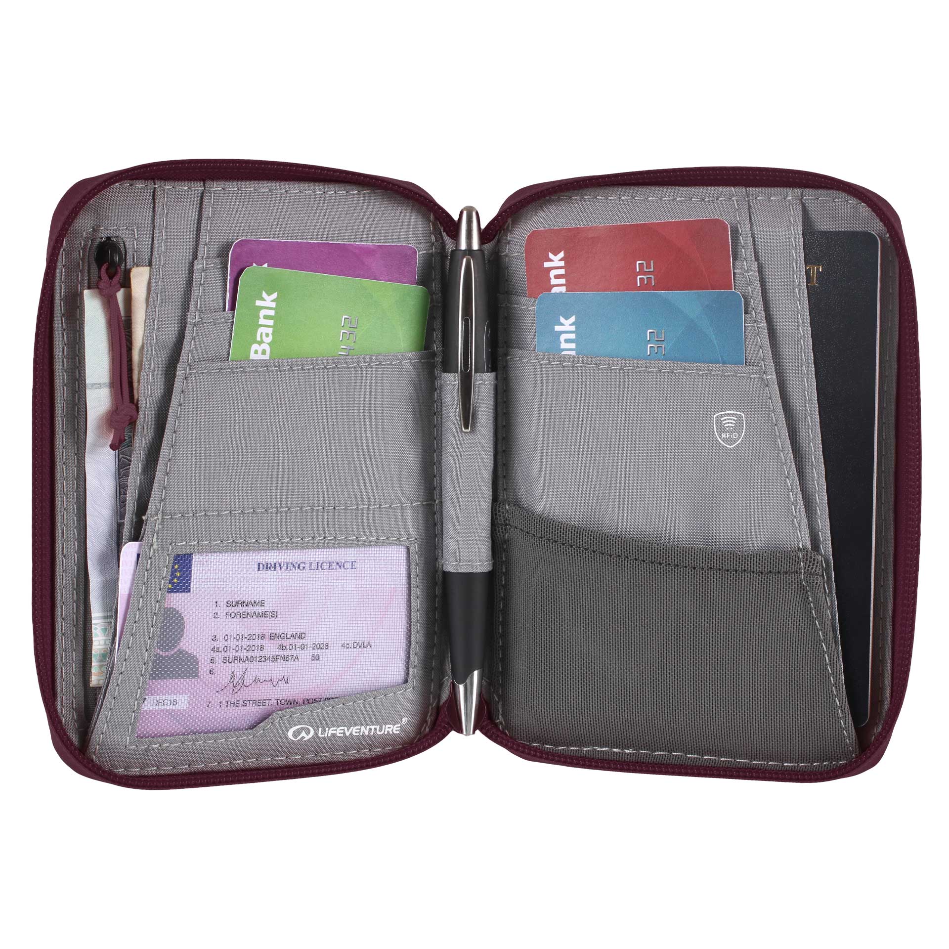 Mini Travel Wallet | RFiD Travel Wallet | Lifeventure