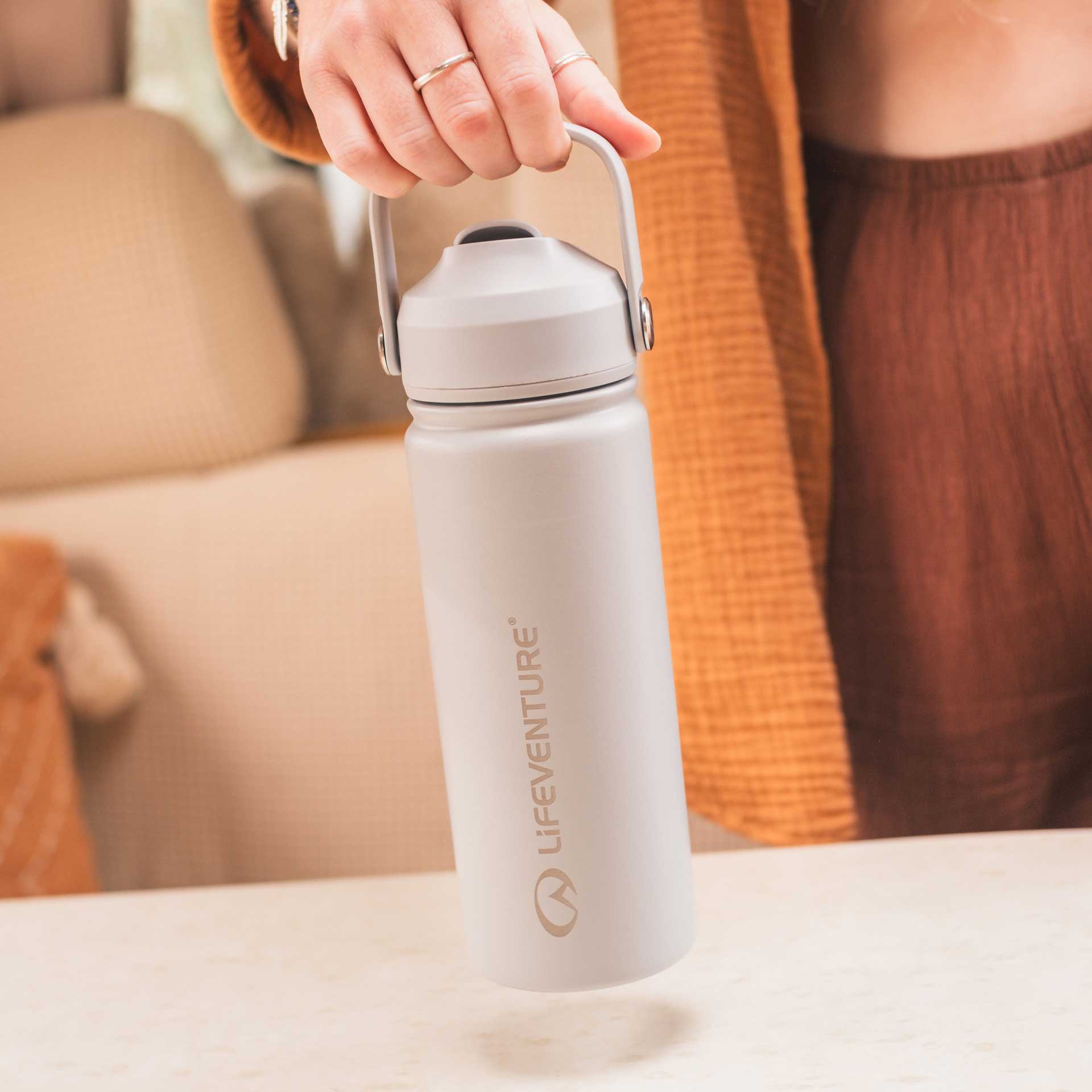 Flip-Top Flask - variant[Light Grey]
