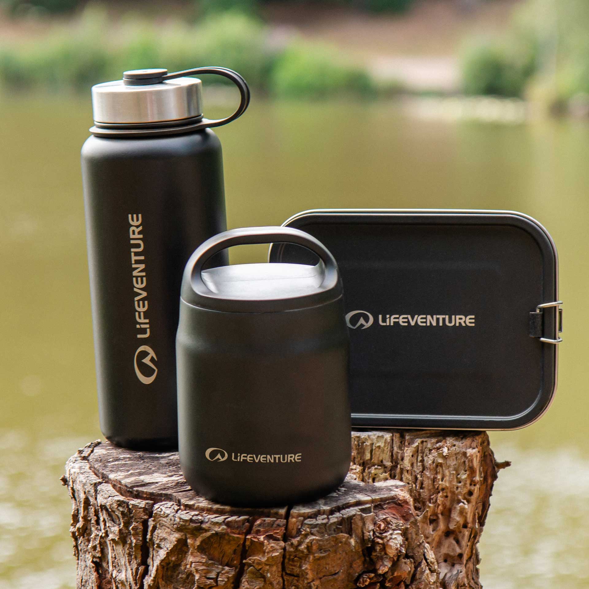 Stainless Steel Lunch Box - variant[Black]