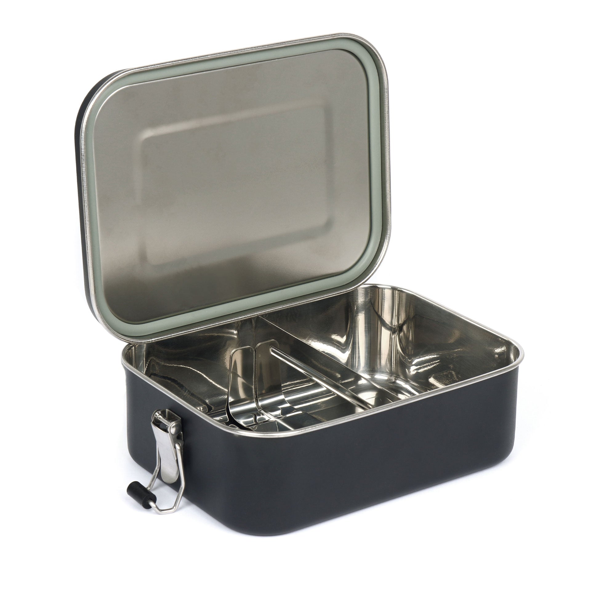 Stainless Steel Lunch Box - variant[Black]