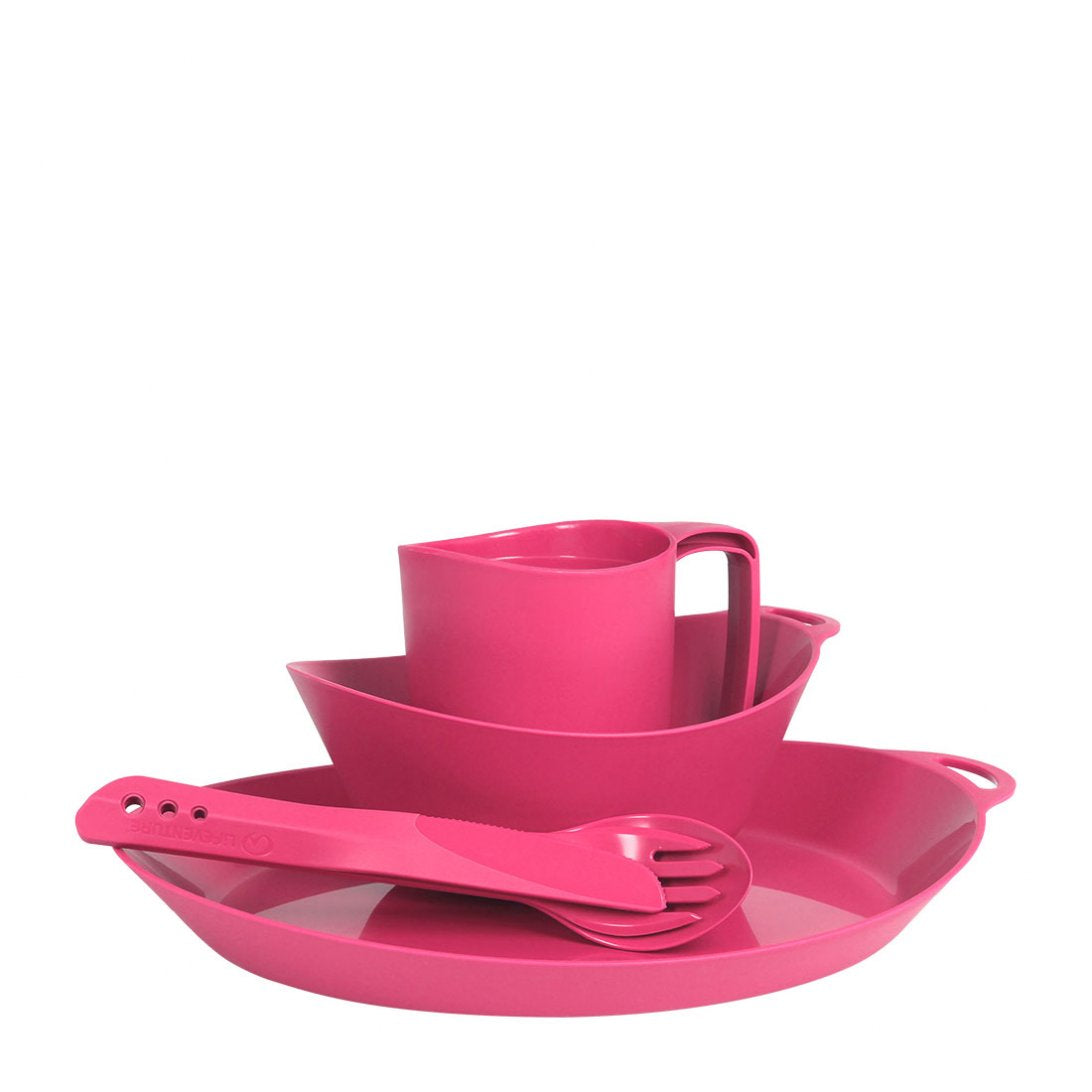 Ellipse Camping Tableware Set - variant[Pink]