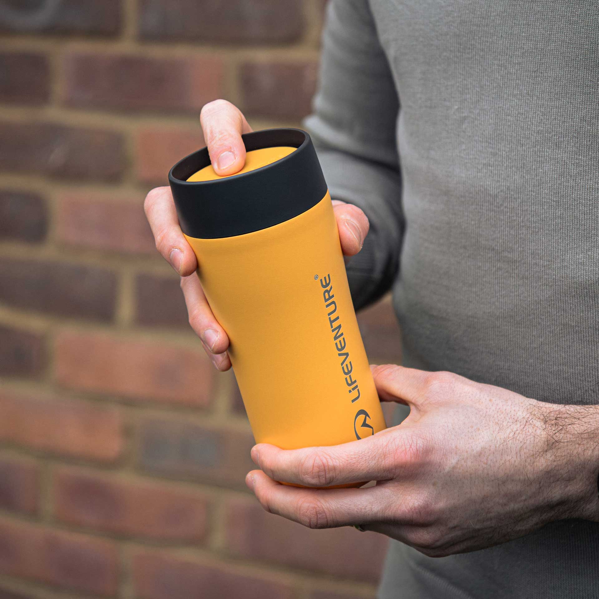 One-Touch Thermal Mug - variant[Yellow]