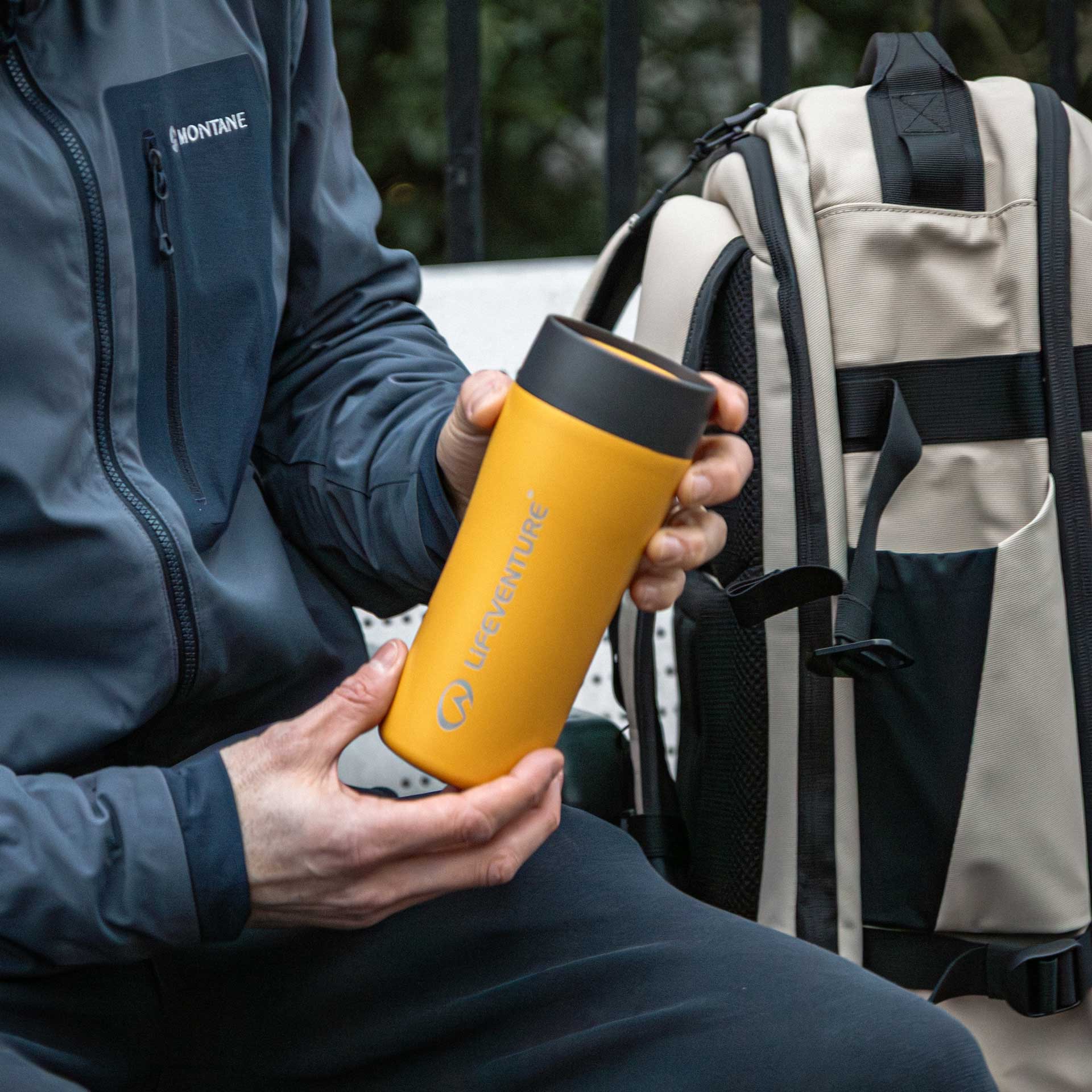 One-Touch Thermal Mug - variant[Yellow]
