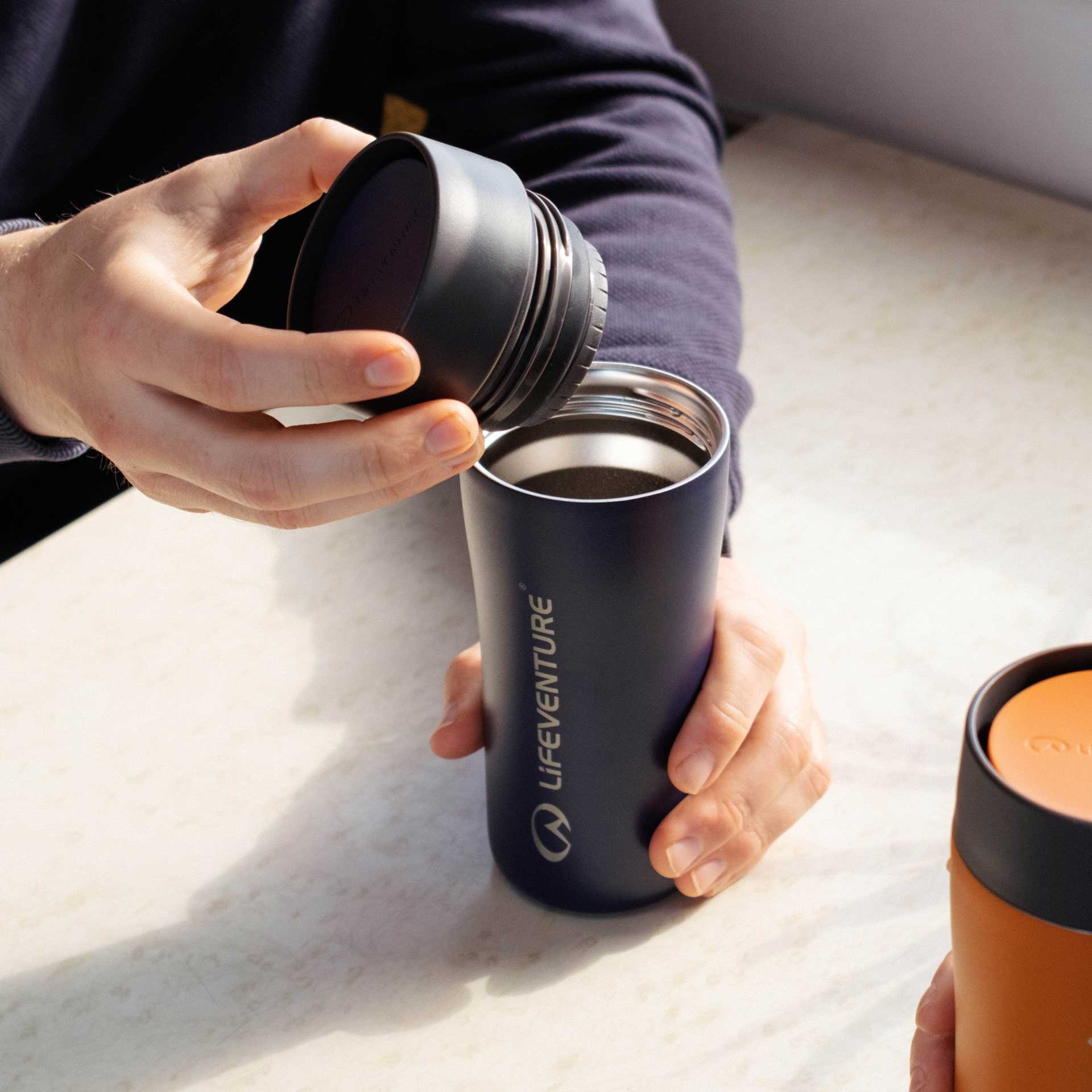 One-Touch Thermal Mug - variant[Purple]