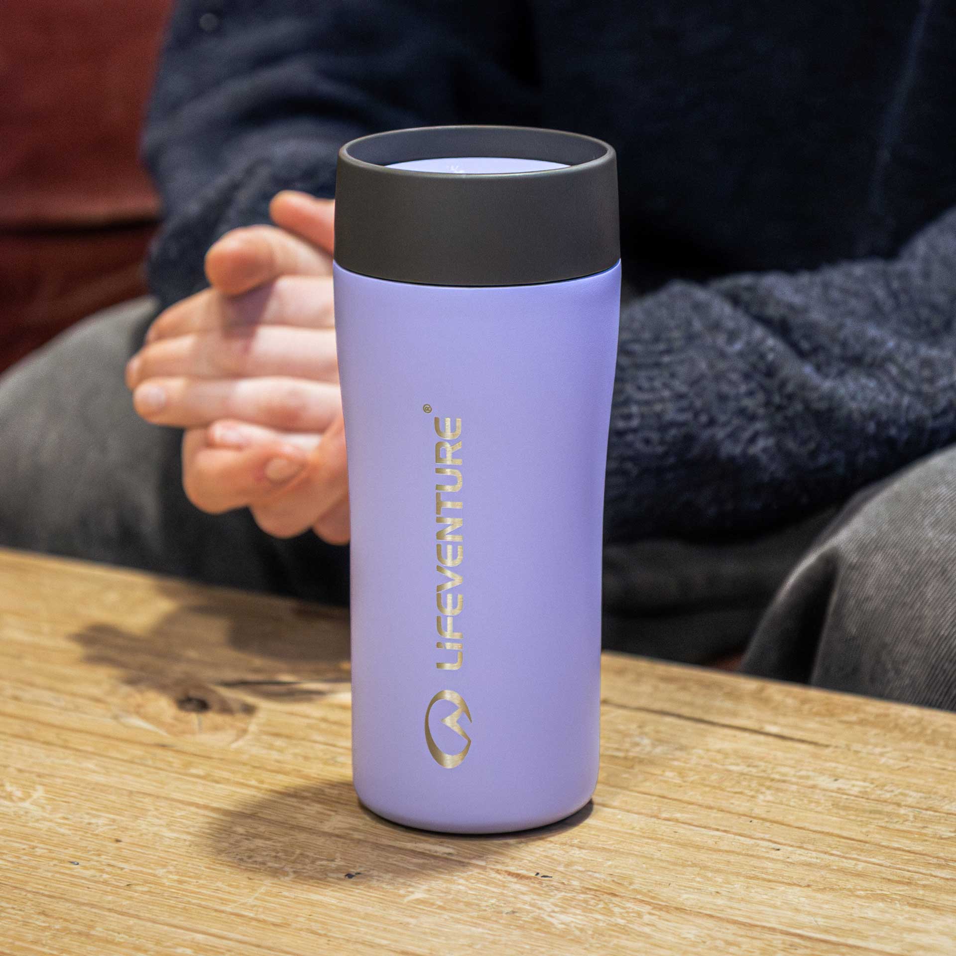 One-Touch Thermal Mug - variant[Lavender]