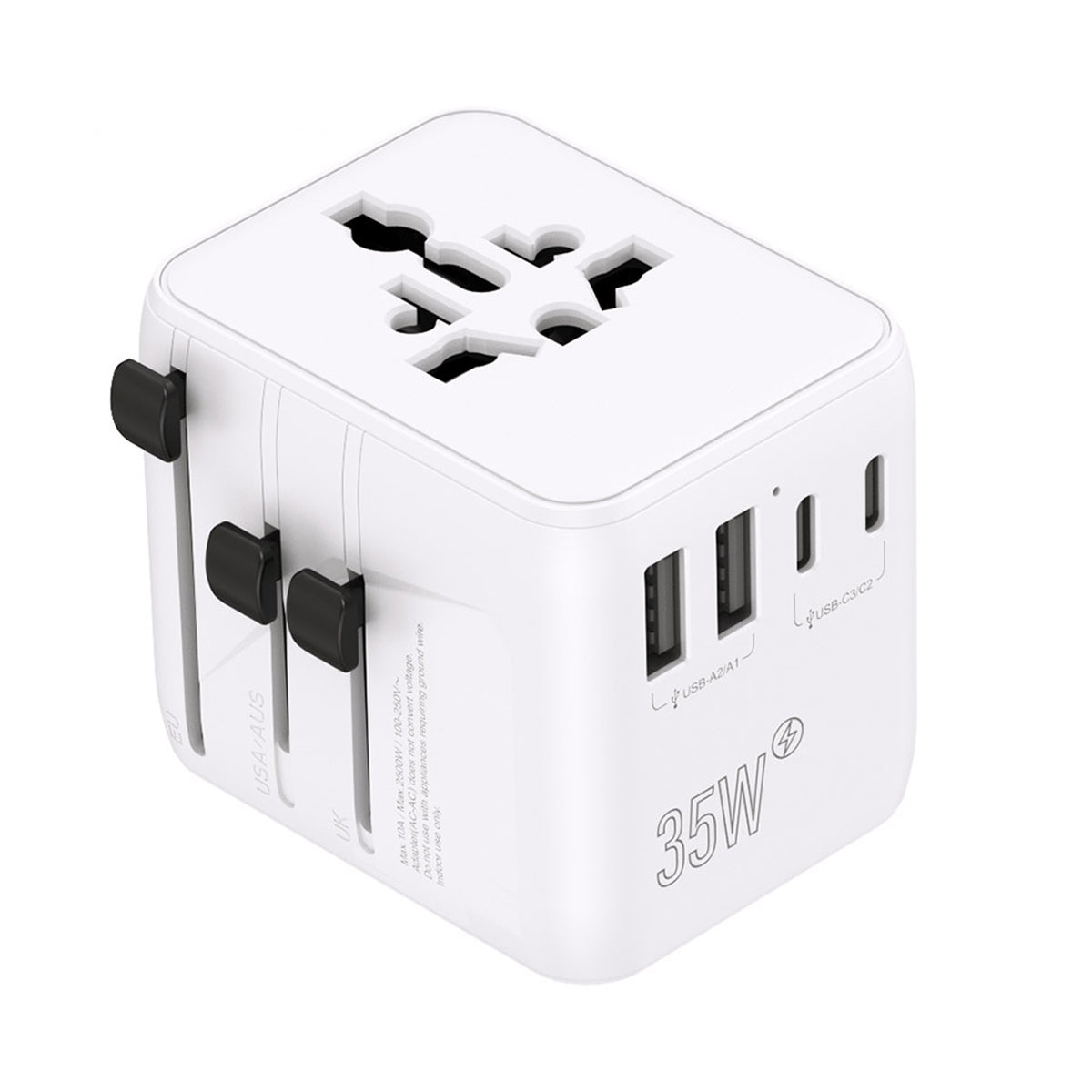 Lifeventure World Travel Adapter USB Fast Charge