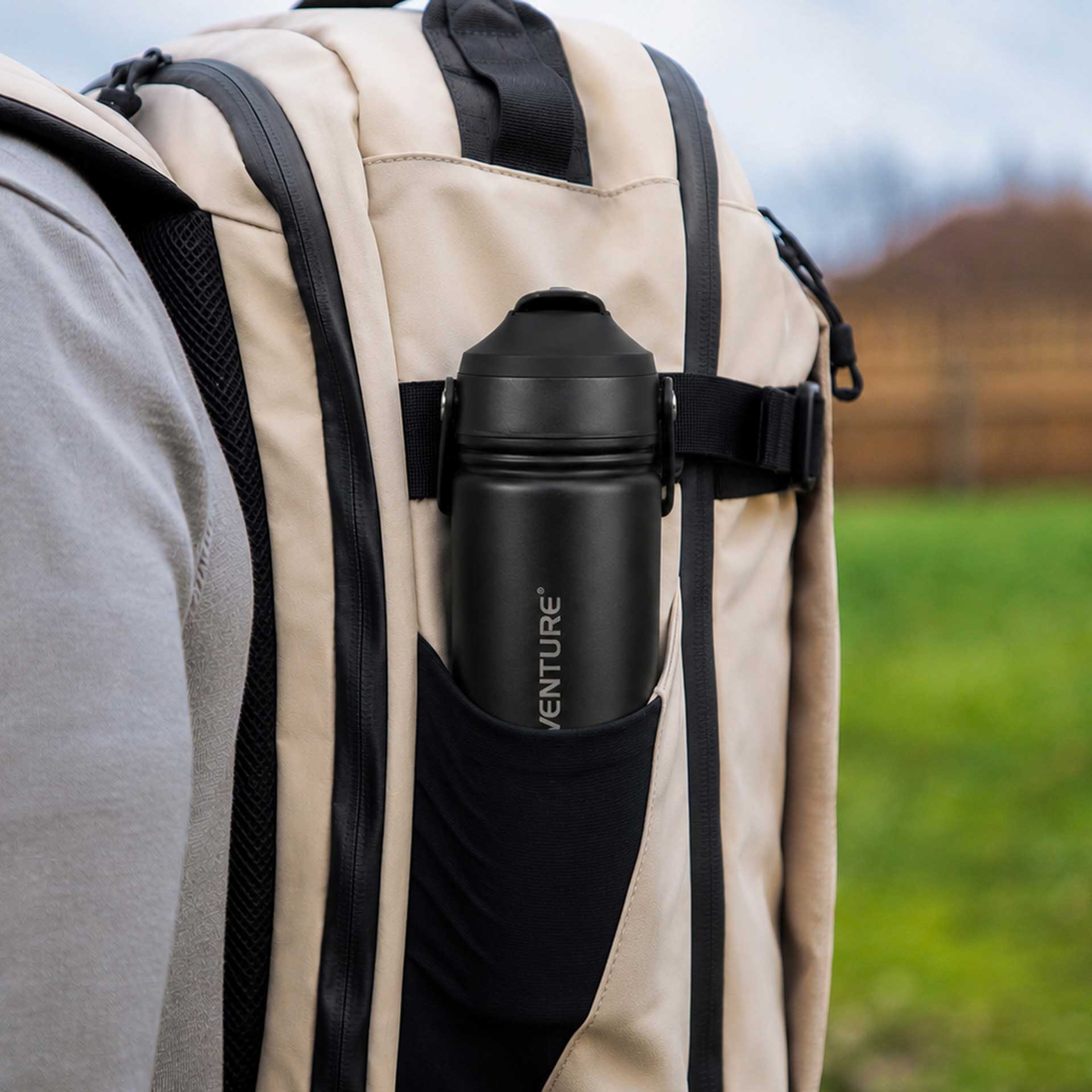 Flip-Top Flask - variant[Black]